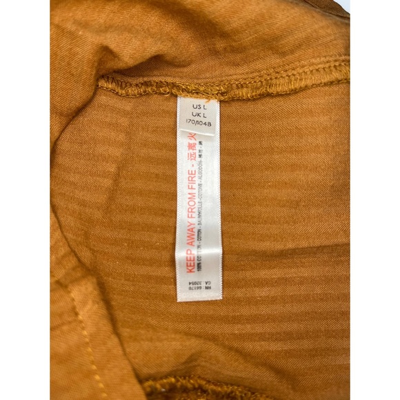 Free People Lace Button Up Smocked Stevie Cami Terracotta Copper L 0122 - Picture 10 of 12